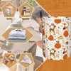 Laundry Basket,Animal Fox Deer Laundry Hamper Autumn Trees Leaves Collapsible