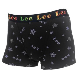 Lee 33058-89570 Men's Boxer Briefs with Front Closure, Short Length Boxer Briefs, Black