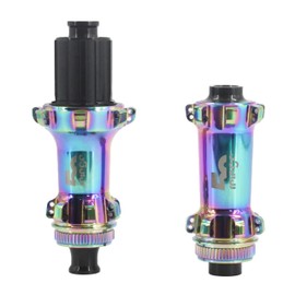 rningo MTB Bike Hubs Disc Brake Straight Pull Hub 28 Holes, HG Freehub for 8-11 Speed Lightweight Bicycle Rim Hub,Front 110mm and 148mm Rear (Rainbow)