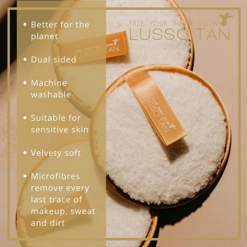 Reusable Cleansing Pads Trio – By Lusso Tan. Face Makeup