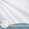 AooHome Fabric 96 inch Extra Long Shower Curtain Liner, Durable
