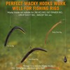 Dovesun 30PCS Weedless Hooks Wacky Rig Hooks Worm Fishing Hooks
