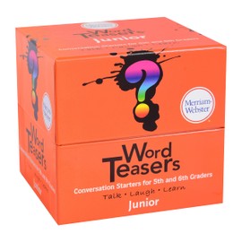 ? WORD TEASERS Junior - Vocabulary Word Game for Kids 8+ - Fun Family Conversation Starters - Reading Games for Elementary & Middle School - 150 Vocabulary Flash Cards/Conversation Cards