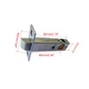 Dixiao 304 Stainless Steel Round Hidden Recessed Cup Door Lock,