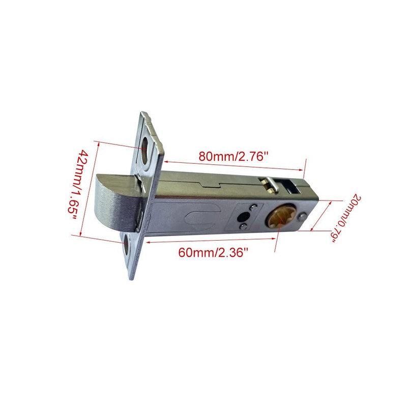 Dixiao 304 Stainless Steel Round Hidden Recessed Cup Door Lock,