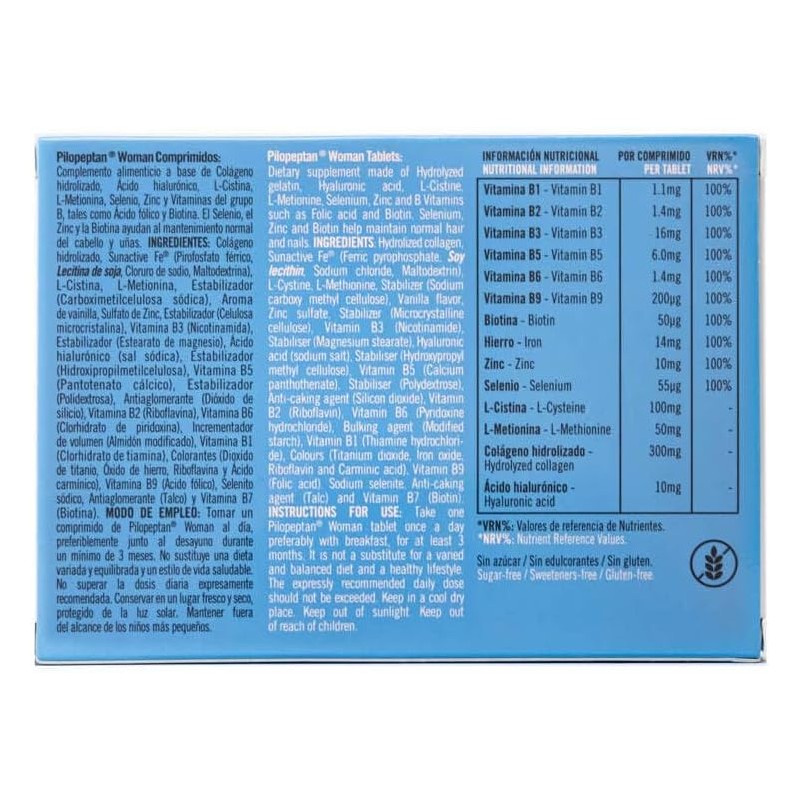 Genove Pilopeptan Woman Suplemento Alimenticio 30 comprimidos