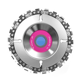 LIKENNY Disc Cutter, Wood Carving Disc, Disc Grinder, Disc Cutter, Chainsaw, Polishing Disc Diameter 4.1 inches (105 mm), Hole Diameter 0.6 inches (16 mm), 22 Teeth Cutter, Cemented Carbide, For Wood Carving, Crafts, Ice Carving, Equipment Angle Grinder,