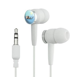 GRAPHICS & MORE Sea Otter Eating Giant Clam Novelty in-Ear Earbud Headphones