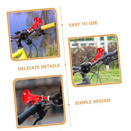 Outanaya 2Pcs Practical Bike Horn Lightweight Cycling Horn for Mountain Road Bikes Crisp Sound Alert for Safe Riding Easy to Install Bike Accessory