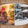 Window Insulation Kit for Winter Heavy Duty Plastic Window Cover