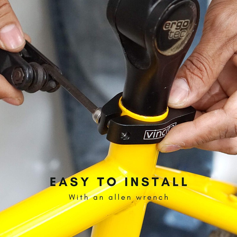 Vincita Rack Mount Seatpost Clamp - for Bike Without Rear