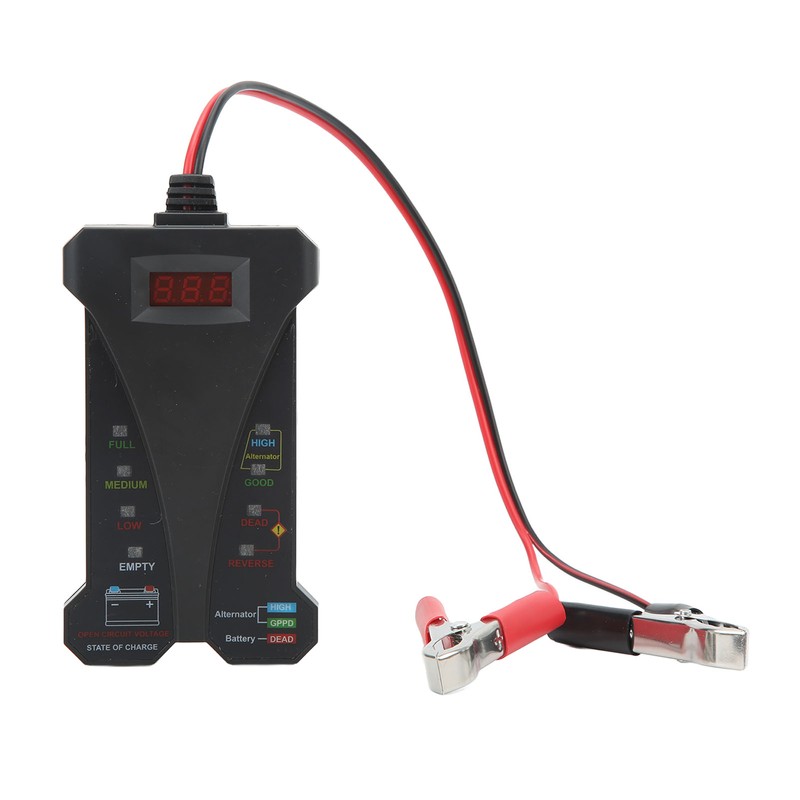 12V Battery Capacity Tester Single Interface Charging System Analyzer Detector