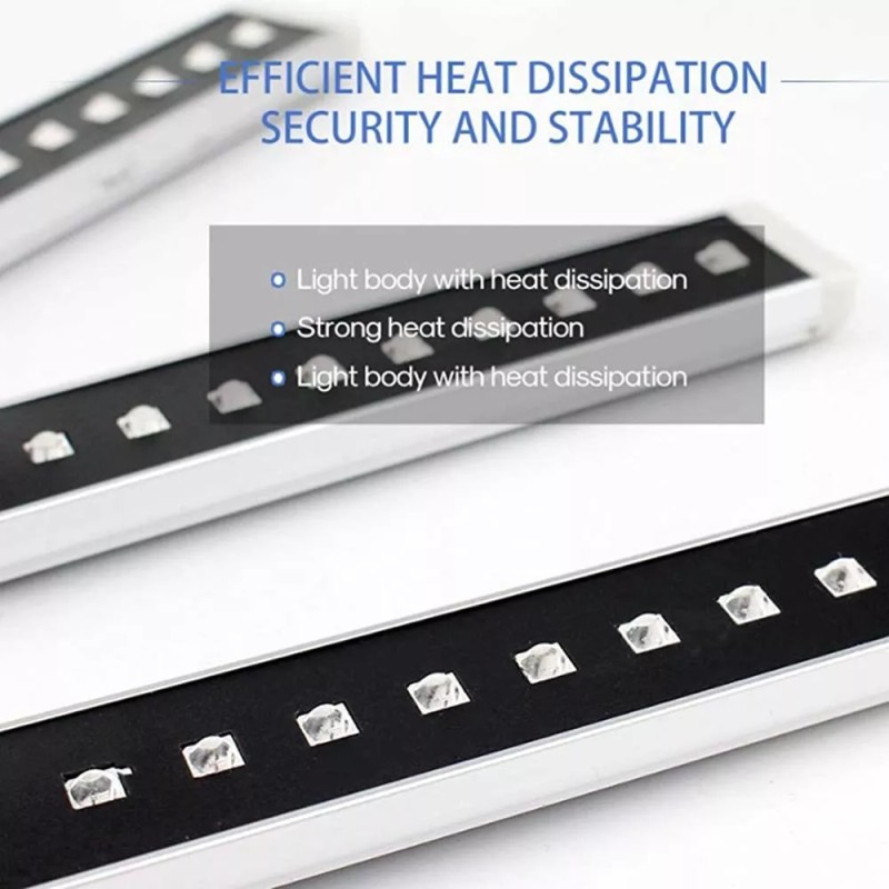 Riteu 365 + 405nm 9w Uv Bombillas Dobles - Tubo