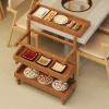 TBvechi Floor Standing Rack 4-Tier Pull-Out kitchen Fruit Vegetable Storage