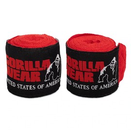 GORILLA WEAR Boxing Hand Wraps Red