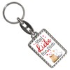 Duck Keyring with Saying Viel Liebe für dich Valentines Gift