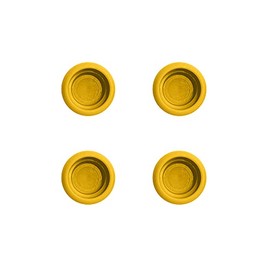 Zest Locator R-Tx New Ltd Range Replacement Caps, High Retention, Gold (4 Pack)