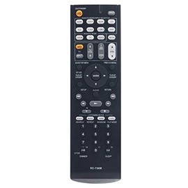 RC-736M Replacement Remote Control Applicable for Onkyo Home Theater System HT-R570 HT-S5200S HT-S5200 HT-S5200B HTS5200B HTP-570 SKB-570R SKF-570L SKF-570R SKR-570L UP-A1L SKC-570 SKR-570R SKB-570L SKW-570