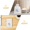 iplusmile 8pcs Lavender Pattern Drawstring Bags for DIY Crafts and