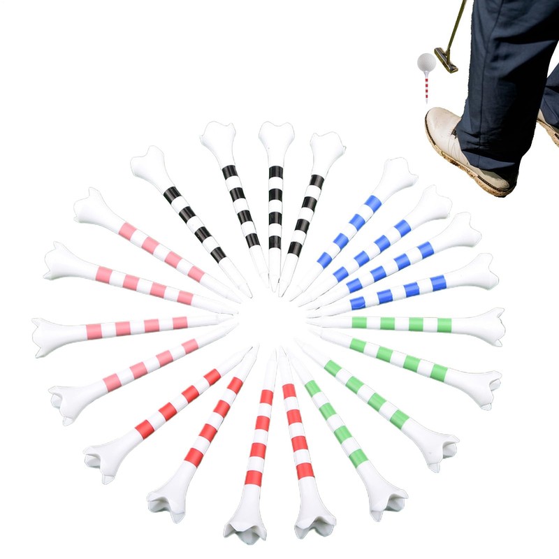 Golf Tee Holder | Training Golf Balls Tees - Striped