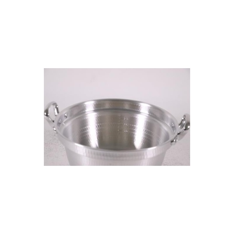 NAKAO Aluminum King Hammered Cooking Pot (with scale) 9.4 inches