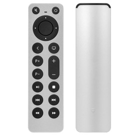 New Replacement Remote Control Fit for Apple TV 4K/HD, 1st 2nd 3rd 4th 5th, A1294/A1218/MA711 A1378/MC572 A1427/MD199 A1625/MGY52/MLNC2 A1842/MQD22/MP7P2, for Apple TV Box, for Mac Dock Music System