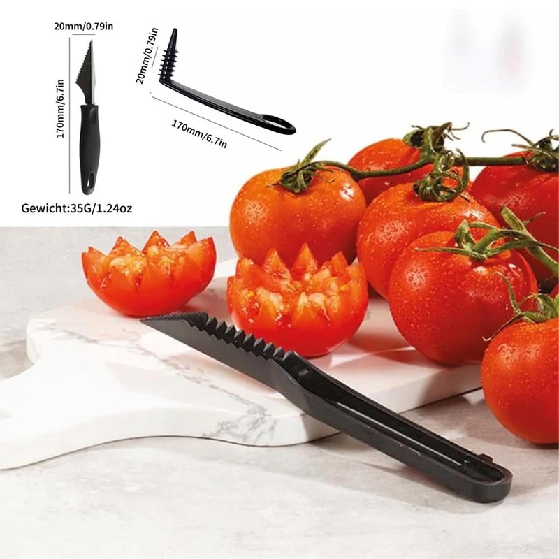 Kitchen Spiral and V-Shaped Tools Set,Potato Cucumber Vegetables Spiral Cutter,Rolling