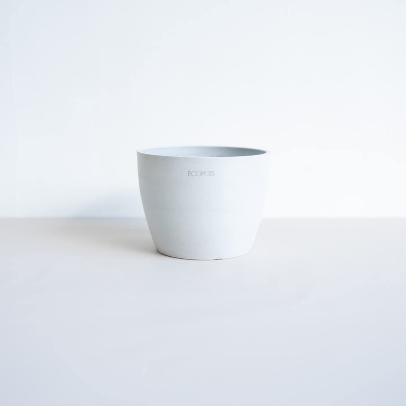 AND PLANTS Flowerpot No. 5 Ecopots Stockholm (White Gray) Table-L