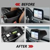 Neepiar 2PCS Center Console Organizer Compatible with Ford Escape 2020-2024