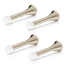 Door Stoppers for Wall – Spring Door Stopper – Door Stoppers – 3-1/4" – Door Stop – Pack of 4 – Door Stoppers for Bottom of Door – Doorstop – Door Spring – Door Stops for Wall – Home, Offices, Schools