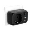 JSVER USB Socket 4000 W Socket Adapter USB Multiple Socket