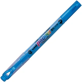 Mitsubishi Pencil PUS102T.48 Propass Window Highlighter, Bold & Fine Point, Sky Color, Pack of 10