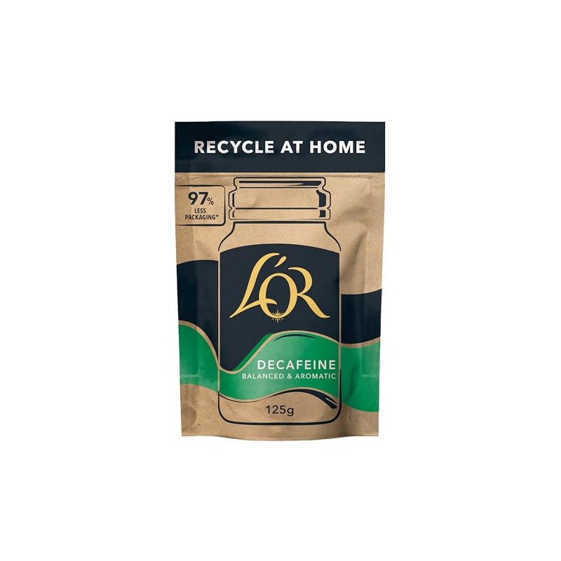 L’OR Decaf Instant Coffee Refill 125G