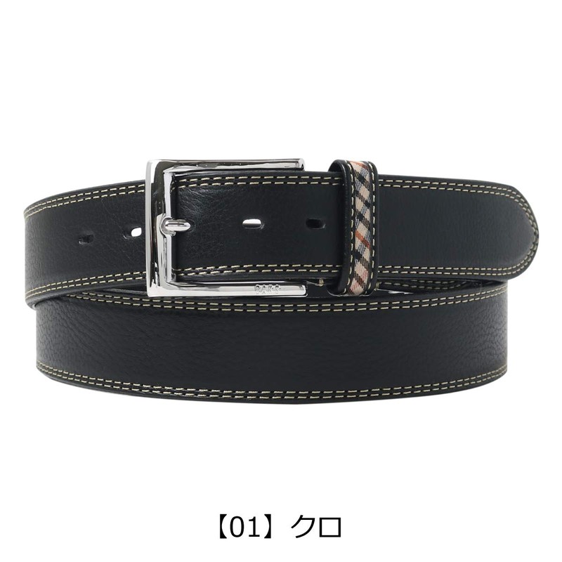 Ducks DB20480 Men's Genuine Leather Belt, Pin Type, Made in