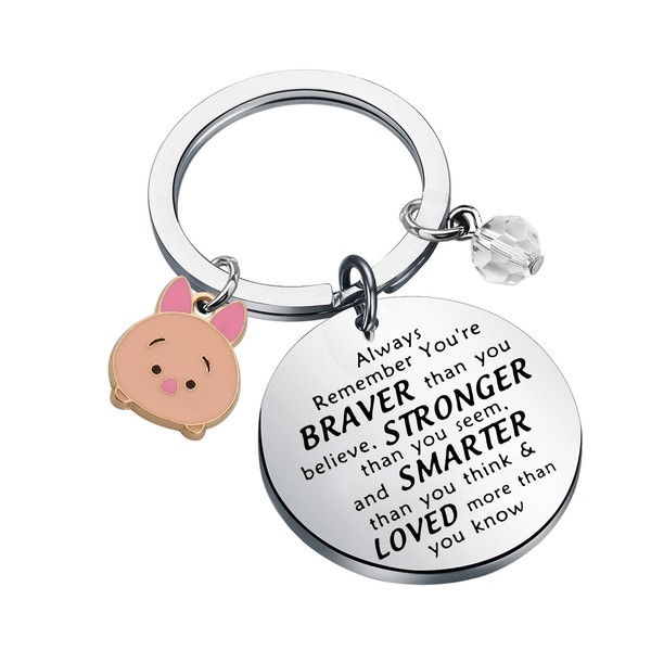 BNQL Cute Pig Keychain Pig Gifts for Pig Lover Pig