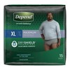 Depend FIT-FLEX Adult Underwear Pull On X-Large Disposable Heavy Absorbency,
