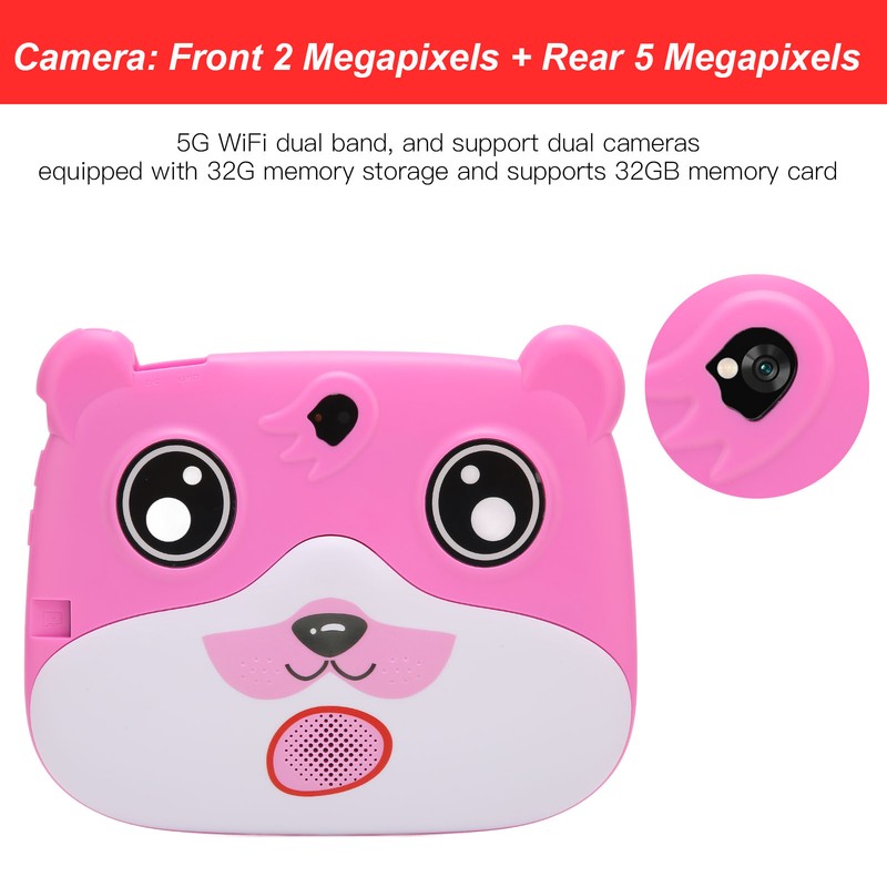 Kids Tablet 7 Inch Little Bear Shaped 2GB 32GB 5000mAh