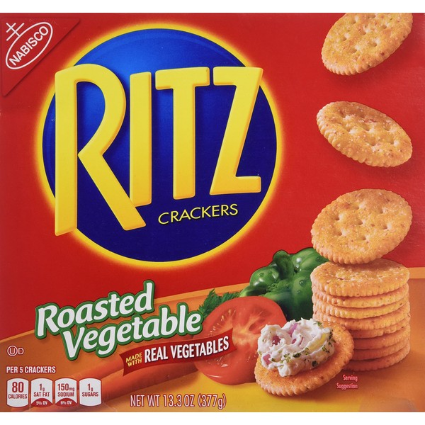 Ritz Crackers Roasted Vegetable Crackers, 13.3 Oz.
