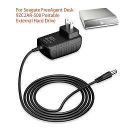 For Seagate AC Adapter For Seagate FreeAgent Desk 9ZC2AR-500 Portable External Hard Drive