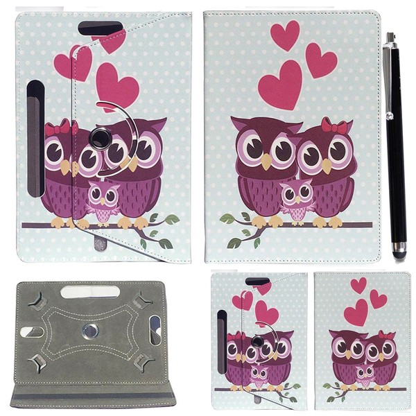 10inch Tablet Case Cover - Universal Leather Stand Case Folio