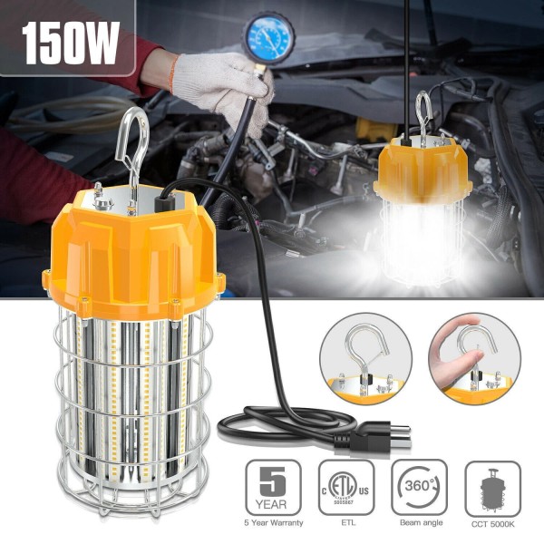 kukuppo 150W LED Temporary Work Light LED Construction Jobsite Lighting