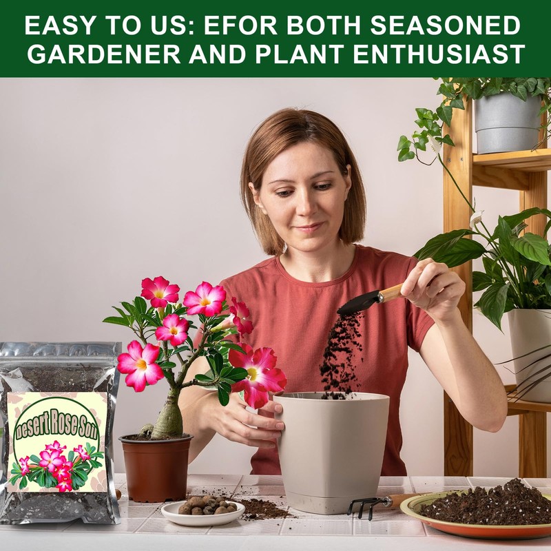 Doter Organic Desert Rose Potting Soil Mix for Healthy Growth