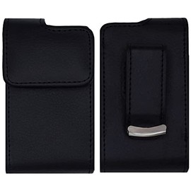 2nd Gen Premium Pouch Case with Belt Clip for Medtronic MiniMed Insulin Pumps (All Models) (Vertical/1-A/BLACK)