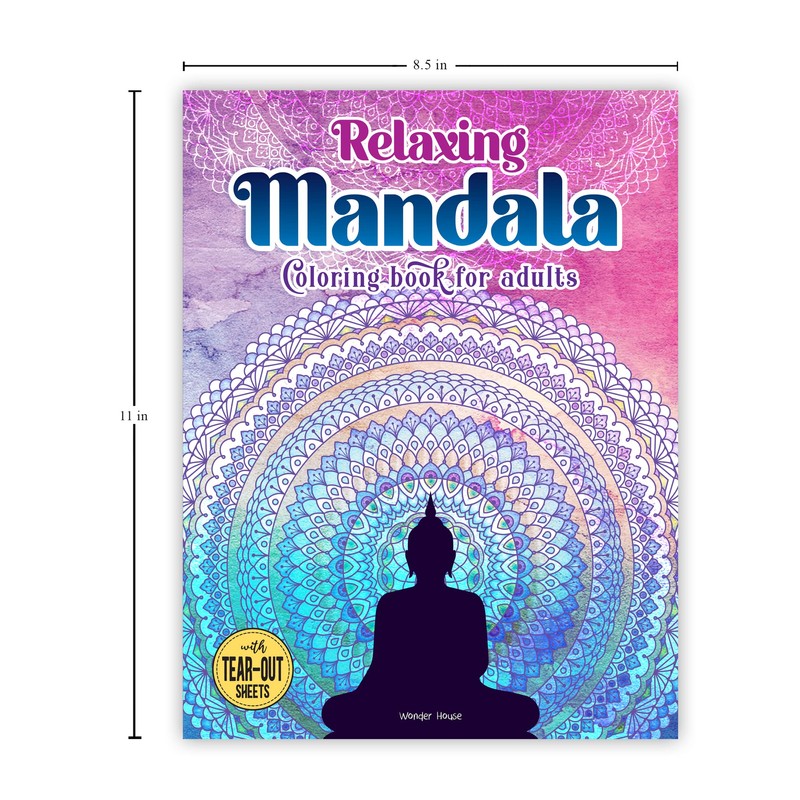 Relaxing Mandala: Coloring Book For Adults