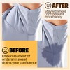 Pacify Underarm Sweat Pads for Women Men, Disposable Armpit Sweat