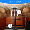 2 Pack RV Table Base Mount,Camper Aluminum Standard RV Pedestal