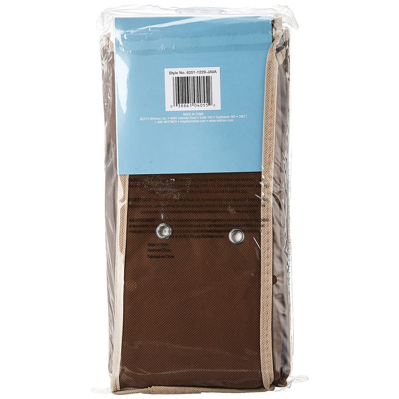 Whitmor Estantes colgantes para zapatos y accesorios, marrón, Estantes colgantes