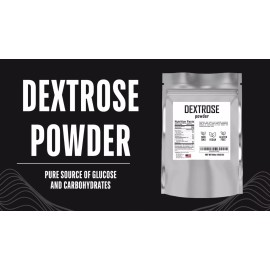 Fit Lane Nutrition Dextrose Powder 5 lbs - Carb Powder - Food Grade Sugar for Brewing