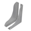 2 Pcs Bathtub Splashing Guard Acrylic Shower Tub Corner Water