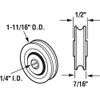 Prime-Line D 1716 Nylon Roller, Steel Ball Bearings, 1-11/16 In.